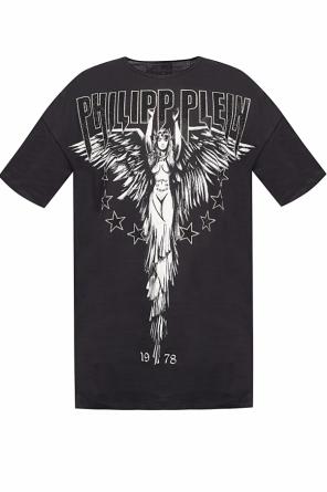 T-shirt with a logo and a decorative pattern, zdjęcie 1 T-shirt with a logo and a decorative pattern od Philipp Plein